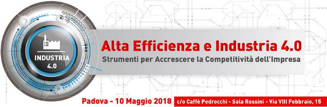 EGO partecipa all’evento “Alta Efficienza e Industria 4.0” a Padova